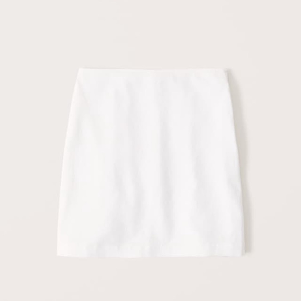 Abercrombie Linen A Line Mini Skirt